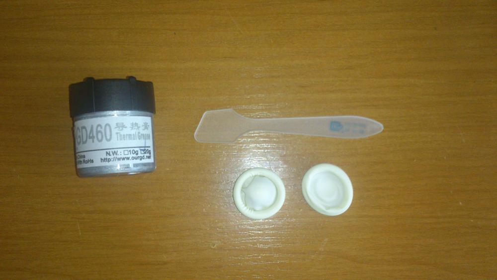 GD460 Thermal Conductive Grease Paste Silicone Plaster Heat Sink Compound Cooling Silver Net Weight 20 Grams For CPU Cooler CN20