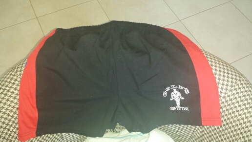 men's shorts with Gold & powerhouse, fitness & bodybuilding & workout shorts,100%cotton high quality musculation fitness men