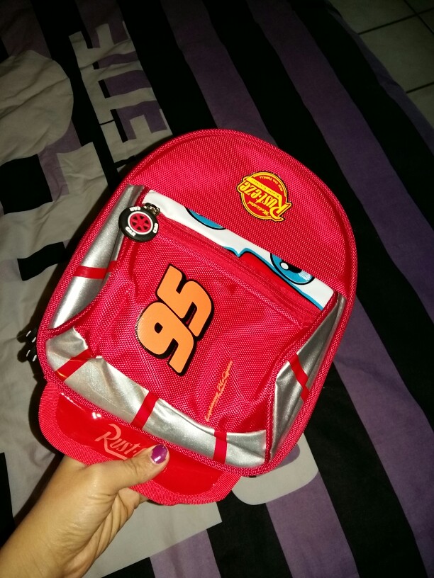 good quality baby boy 10' small cars schoolbags children satchel kindergarten baby girls bag children's backpacks for age 0-3