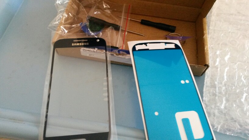 Hihg Quality For Samsung Galaxy S4 mini i9190 i9195 i9192 Black Blue White Repair Part Front Touch Screen Glass Panel Digitizer