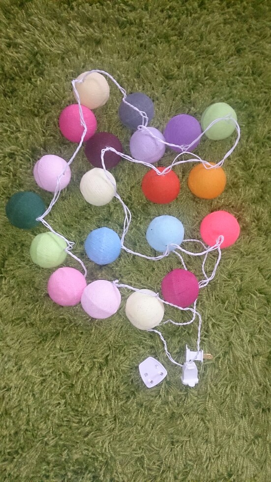 3M 20 Multicolor Led Strip Colorful Aladin Handmade Durable Cotton Ball String Light For Xmas Feast Decoration Home Decor 