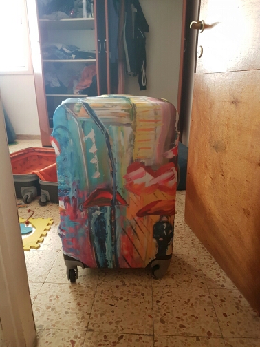 Waterproof Travel Luggage Protective Dust Covers,Elastic Suitcase Covers Apply to 18-30 Inch Cases Luggage Accessories