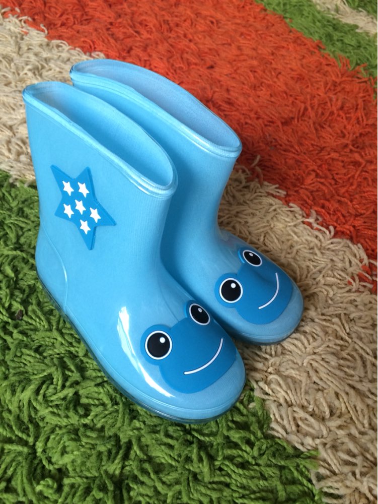 2016 New Design Kids Cartoon Rainboots Brand Girls Antiskid Wellies with Cotton Velvet Boys Autumn Winter Warm Rain Boots, S009