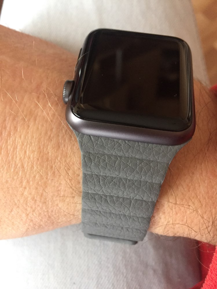 42MM 38MM Original Leather Loop Watch Band for Apple Watch Strap