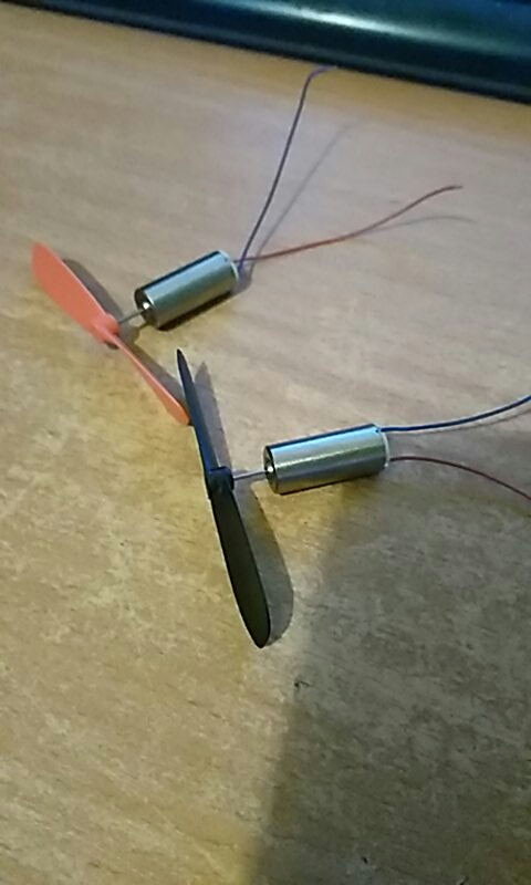 2pcs DC3.7-4.2V 716 7*16MM Micro DIY Helicopter Coreless DC Motor With Propeller Great Torque High Speed Motor Free Shipping