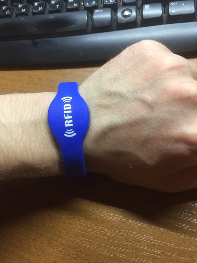 125khz RFID T5577 Wristband Writable Card Bracelet RFID Copy Clone Card
