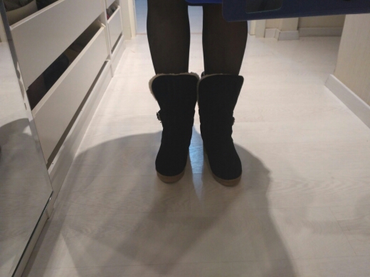 New women western style ankle boots Round Toe winter warm women Boots square platform snow boots Shoes woman
