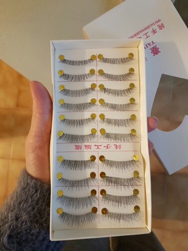 10 Pairs Women False Eyelashes Black Handmade Long Thick Natural Fake Eye Lashes Extension Makeup Beauty Tools