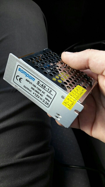 36W power supply  DC12V 3A small led transformer AC110V/220V to DC12V 3A for 3528/5050 led strip RoHS CE