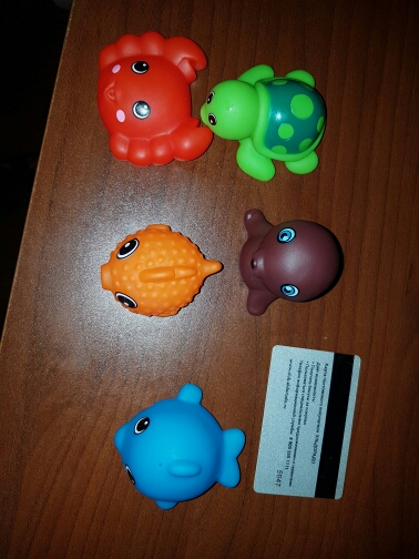 5pcs/lot Bath Toys in the Barthroom Kids Water Toys for Children Soft Rubber Toys for Boys Girls Rubber Duck Sea Animal juguetes