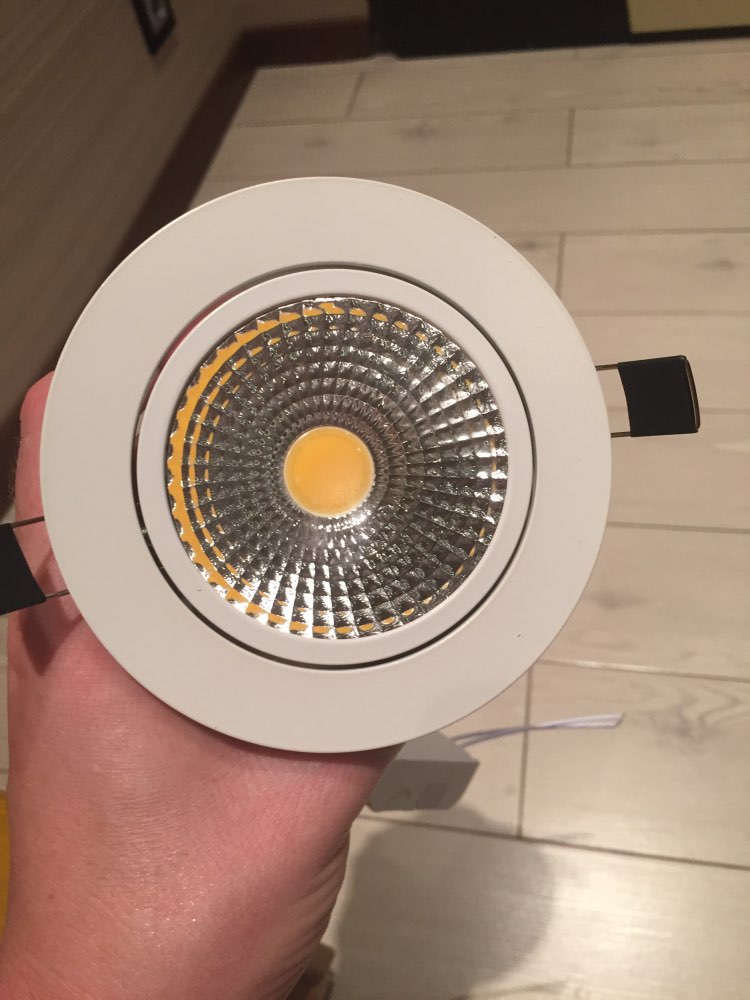 [DBF] Super Bright Recessed LED Dimmable Downlight COB 5W 7W 9W 12W LED Spot light LED decoration Ceiling Lamp AC 110V 220V