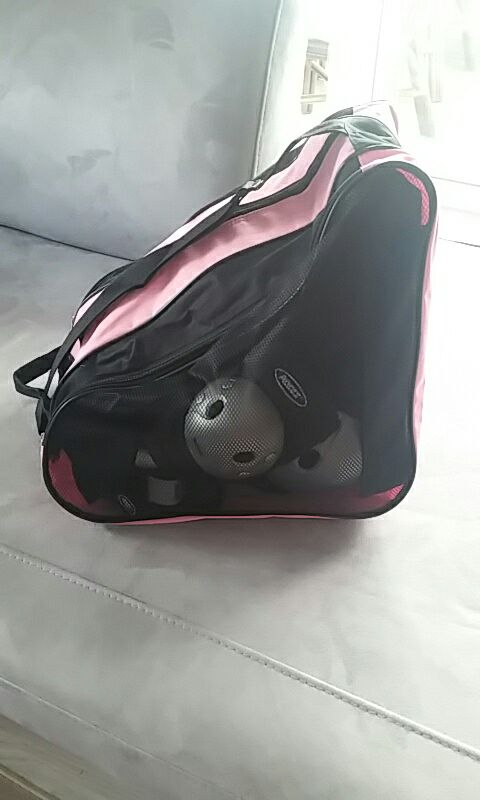 Best Selling ! HOT 2016 NEW Kids Adult Roller Skate Bag Portable Carry Bag Shoulder Bag Big Capacity Gift  38x38x20cm One Piece