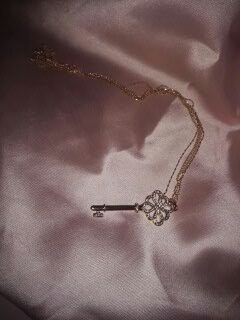 Brand Imitation Gold Silver Plated Luxury Crystal Full Rhinestone Fake Pearl Key Pendant Long Chain Necklace Women Jewelry