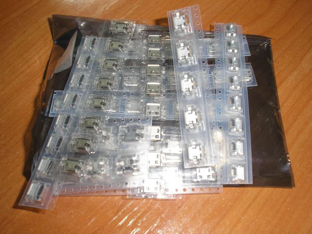 10Models,100pcs total Micro USB 5Pin jack tail sockect, Micro USB Connector port sockect for samsung Lenovo Huawei ZTE HTC ect