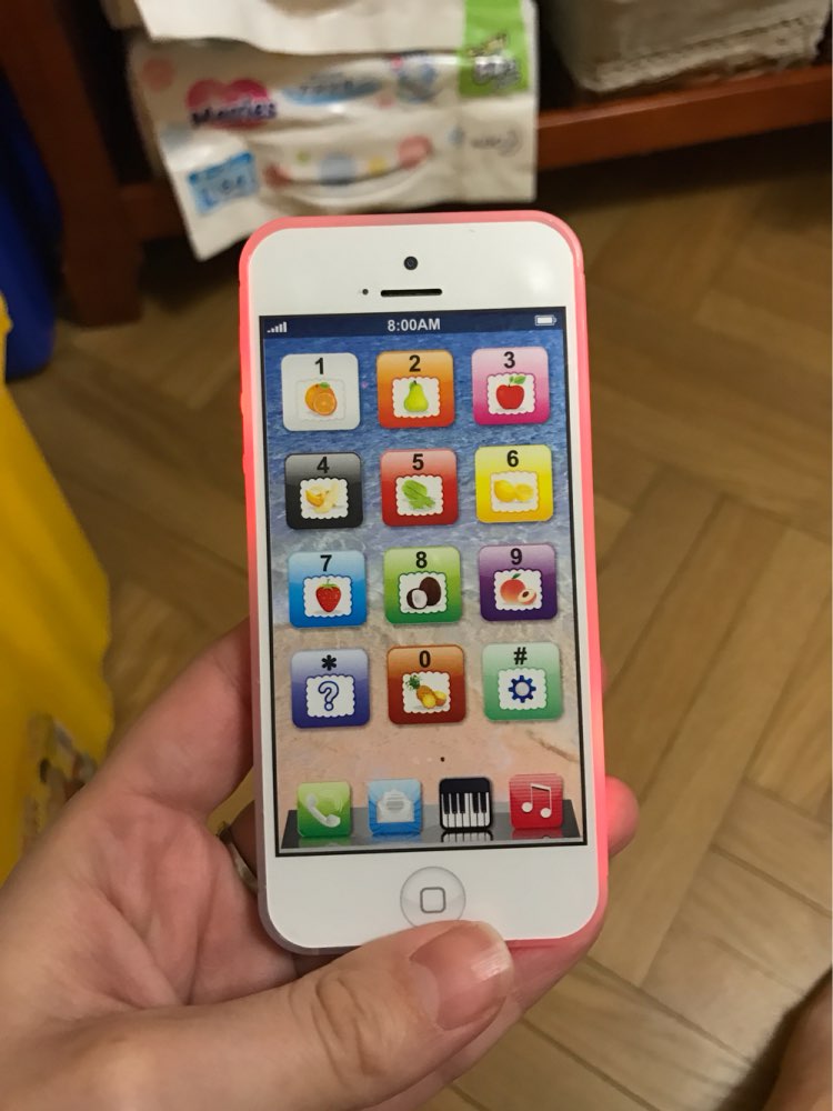 Touch Screen Multi-Functional Toy-phone 5S English Learning Playmobil With Dazzle Colored Light Kid Children's Educational Toys