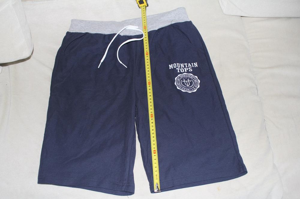 Men Deportes Shorts Couples Solid Leisure Casual Pure Cotton Plus Size Short Pants Loose Waist Drawstring Black Trousers D020