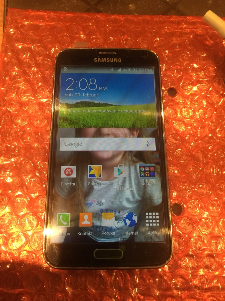 High Quality White LCD Display + Digitizer Touch Screen Glass Replacement Assembly for  S5 G900 G900f G900t  G900a