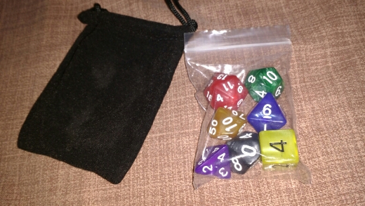 7 differents color RPG Digital Dice set with Pearlized effect D4,D6,D8,D10,D10%,D12,D20 with DICE Bag dobbelstenen