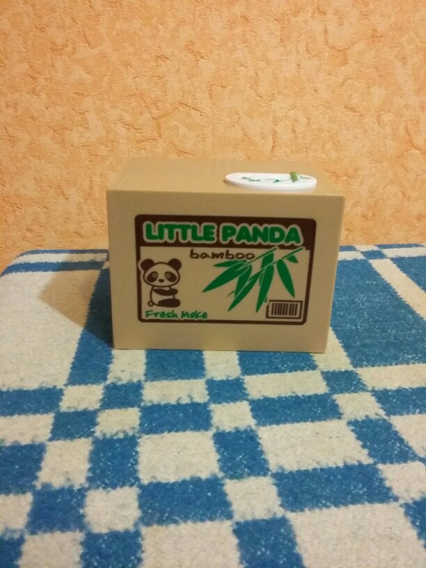 Mischief saving box panda funny toy joke automatic electric stole coin fun useless box piggy bank lizunov trick antistress gift