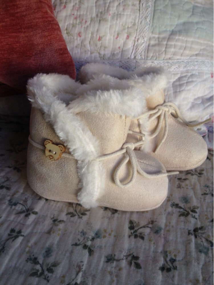 Winter Soft Fleece Boots Girl Newborn Toddler Baby Kid Prewalker Cozy Crib Shoes S01