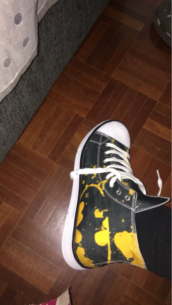 2016 Fashion High Top Canvas Shoes For Women Men Casual Shoes,Funny Harley Quinn and Joker Printed Shoes,Unisex Breathable Flats