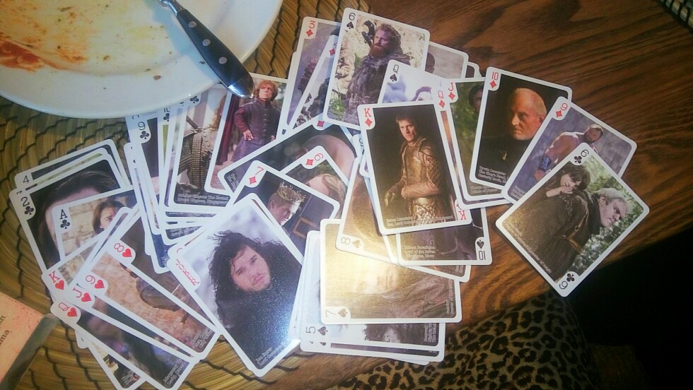 Free shipping Game of Thrones poker playing cards related stage photo song of fire and ice products novelty poker set present