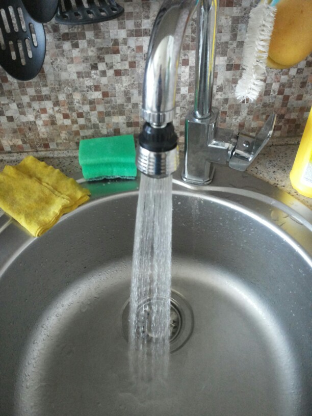 360 Rotate Swivel Faucet Nozzle Filter Adapter Water Saving Tap Aerator Diffuser