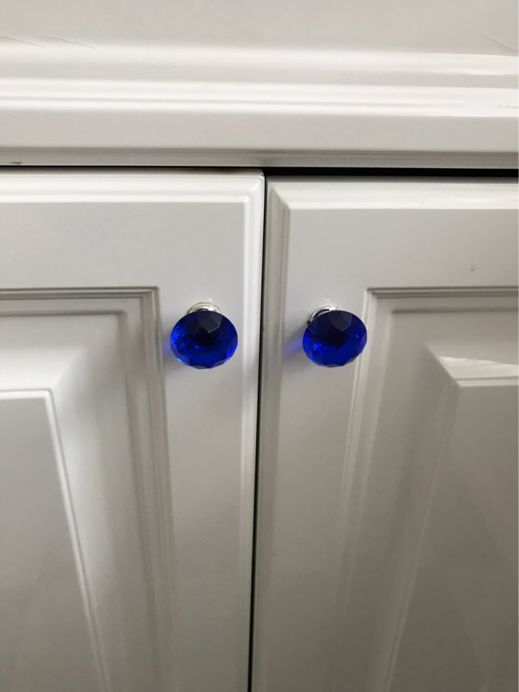 25mm Diamond Crystal Cupboard Cabinet Dresser Drawer Wardrobe Door Knob Pull Handle Furniture Accessories