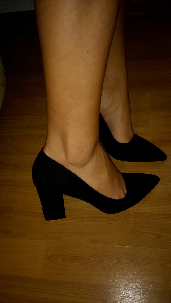 Women's 7.5 cm Block Heel sexy pointed toed woman pumps Summer EUR 34 -39 Free shipping