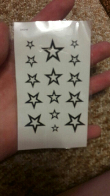 3D  New Design Flash Tattoo Removable Waterproof  Man's Half Sleeve Arm star Temporary Totem Tattoo Stickers Body Art Tatoo DTZE