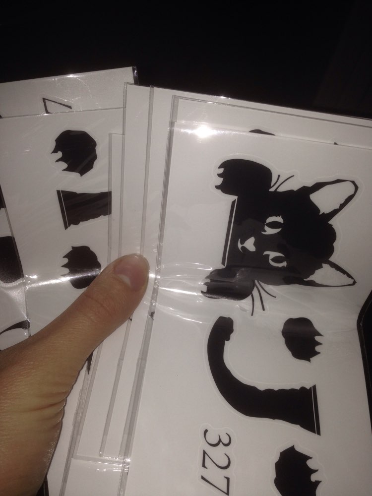 DIY Funny Cute Cat Dog Switch Stickers Wall Stickers Home Decoration Bedroom Parlor Decoration