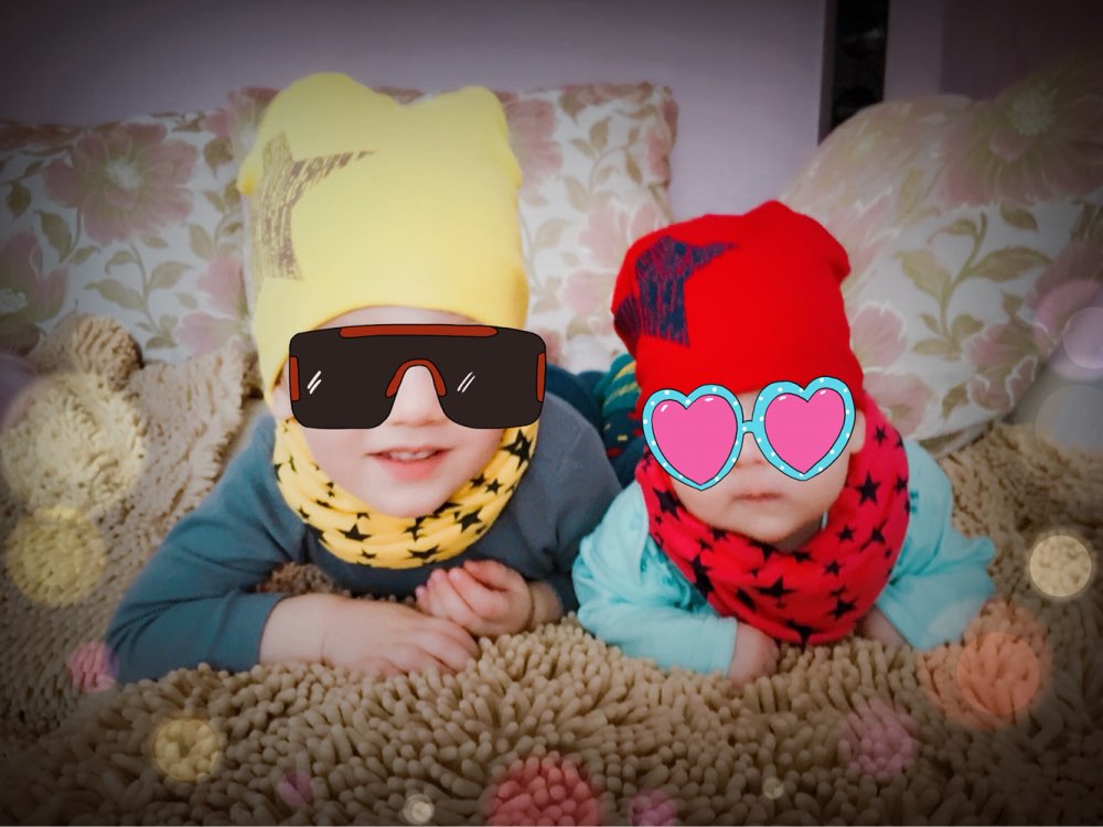 1 Set Cotton Baby Hat Scarf Kids Hat Winter Spring Children Scarf-Collar Boys Girls Warm Beanies Star Print Infant Hats Baby Cap