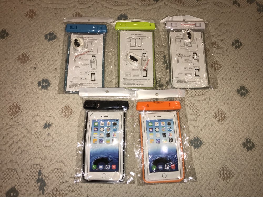 Waterproof Bag With Luminous Underwater Pouch Phone Case For iphone 5 5S SE 6 6s Plus For Samsung Galaxy S6 S7 edge Note 7