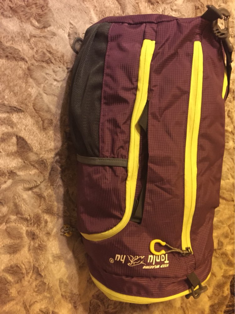 Outdoor Multifunction Waterproof Nylon Unisex Camping Sports Bags Folding Knapsack Packsack Shoulder Bags Travel Hiking Bags