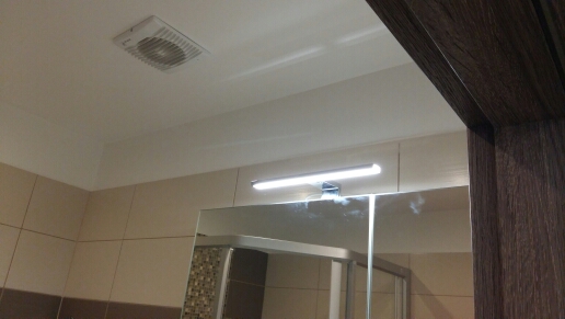 AC100-240V 30 40 50cm Silver LED Mirror Lamp for Cabinet Bathroom Vanity Light Aluminum Wall Mounted Lighting for Make up Mirror