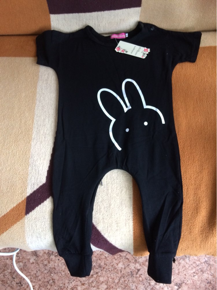 Baby Boys Girls Romper 2016 New Fashion Rabbit Short Sleeve Toddle Kids Rompers
