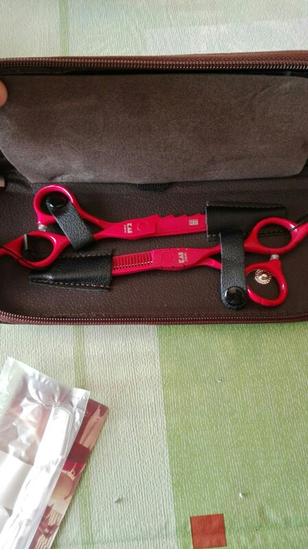 6.0 'Japan Professional Hairdressing Scissors Hair Cutting Thinning Scissors Set Barber Shears Tijeras Pelo High Quality Salon