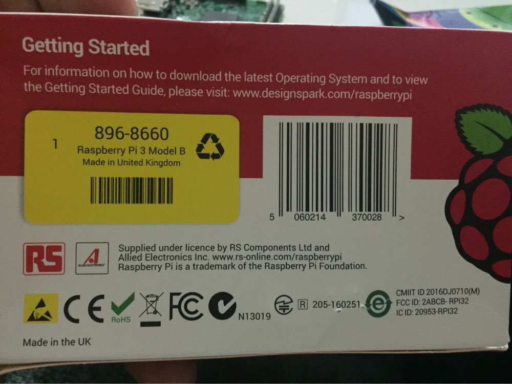 Original Raspberry Pi 3 Model B 1GB RAM Quad Core 1.2GHz 64bit CPU WiFi&Bluetooth New Version Ra pi 3 Made in UK Free Shipping
