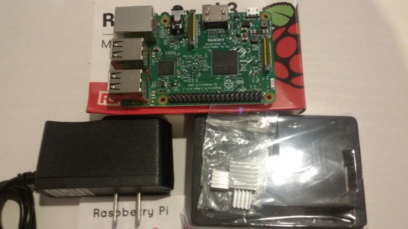 UK RS Version Raspberry pi 3 +3pcs Aluminum Heat sink+Raspberry pi 3 ABS Case Box+5V2.5A power charger plug for Raspberry pi 3 B