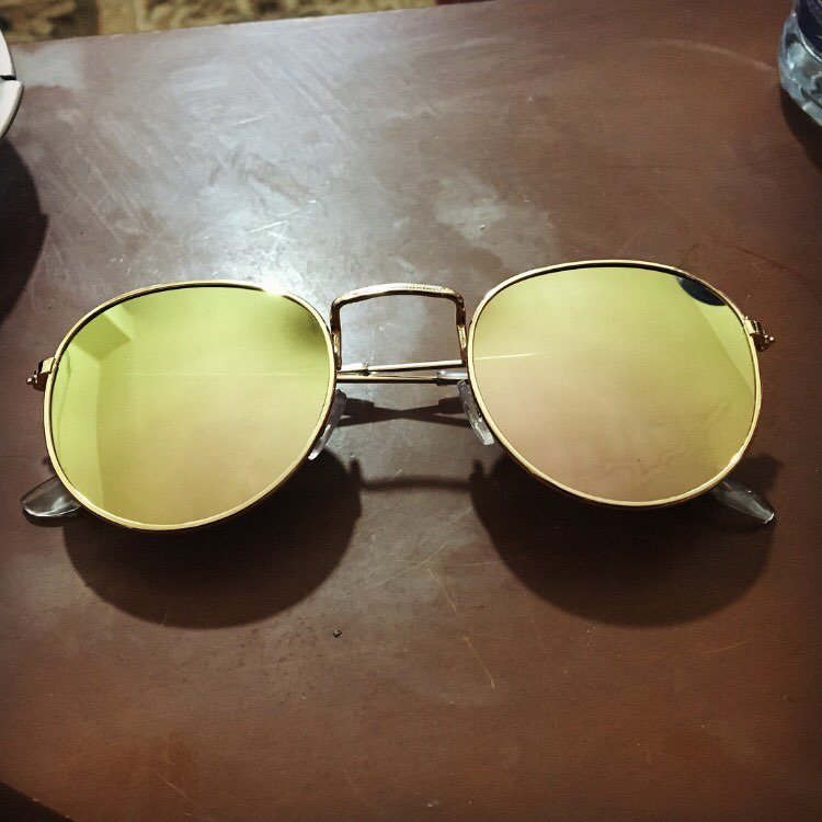 2016 retro round sunglasses women men brand designer sun glasses for women Alloy mirror sunglasses ray female oculos de sol