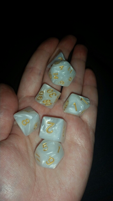 7pc/lot dice set  d4 d6 d8 d10 d10 d12 d20  High quality Multi-Sided Dice with marble effect -DUNGEON and DRAGONS game rpg dice