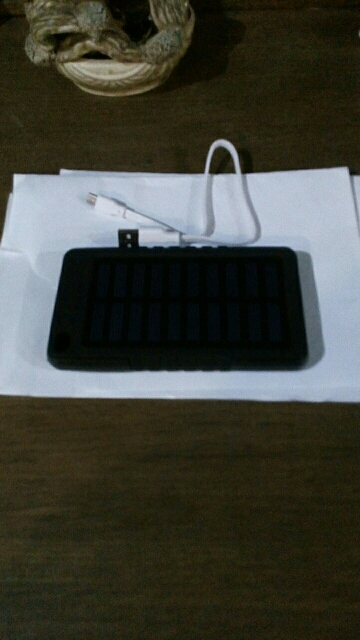 New Waterproof Solar Power Bank 5000mAh Portable Li-Polymer Battery Solar Charger Bateria Externa Pack for Mobile phone