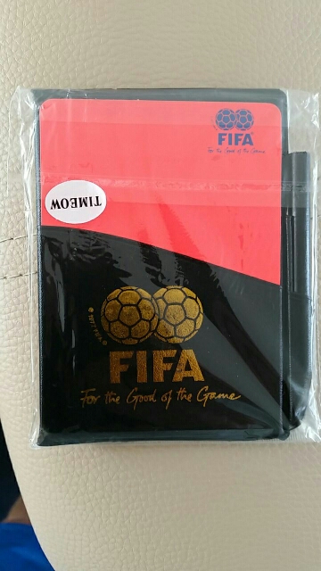 Football Referee Red Card Yellow Card Judge Case Soccer and Other Sports Professional Equipment Clear Bright Color