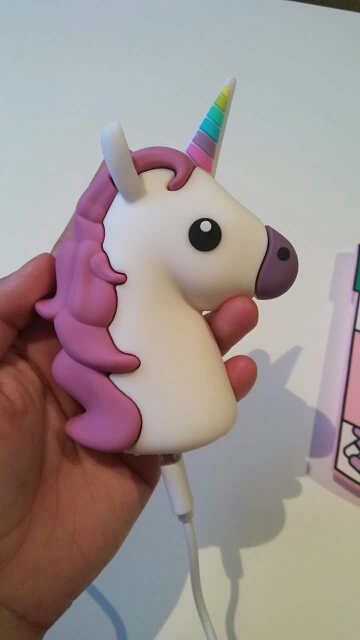  New Portable Emoji Power Bank Battery 4000MAH Charger Unicorn Cartoon USB Bateria For Iphone  5 5S 6 6S 7 7plus Xiaomi Samsung