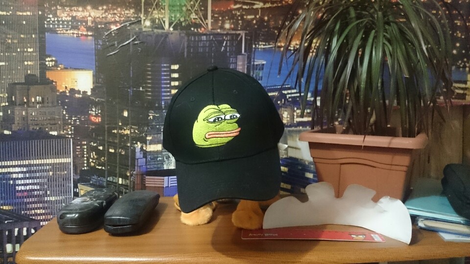 Fashion Men Cotton Sad Frog Patter Snapback Cap Hip-hop Baseball Cap For Men Boys Caquette gorras Hat