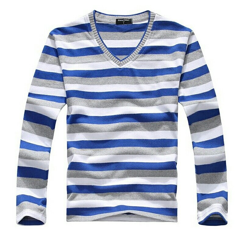 High Quality Casual Sweater Men Pullovers Brand winter Knitting long sleeve v-Neck slim Knitwear Sweaters size L-XXL