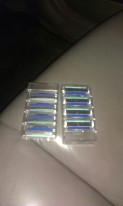 High Quality Brand 8pcs Shaving Razor Blades For Men To Shave Mache 3 Turbo Blades Safety Sharp