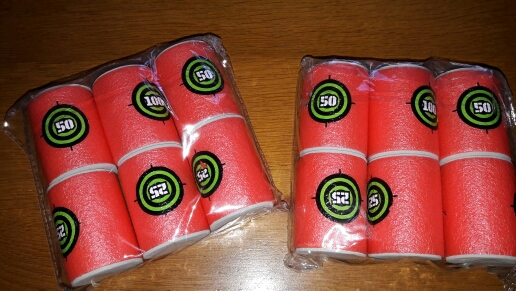 6pcs/lot Nerf Gun Bullet Targets Soft