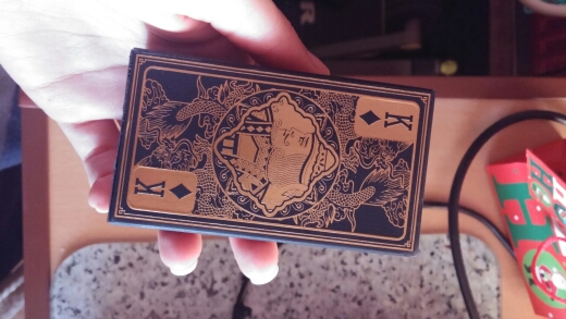  Waterproof Transparent Pvc Poker Gold Edge Playing Cards Dragon Card Novelty High Quality Collection Board Game Gift Durable