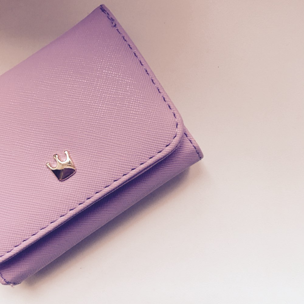 Wallet Female 2016 New Crown Lady Short Women Wallets Mini Money Purses Fold PU Leather Bags Female Coin Purse Card Holder B619